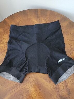 Souke 4D Padded Men's Cycling Underwear Shorts, Anti-Slip Leg Grips, S, VGUC